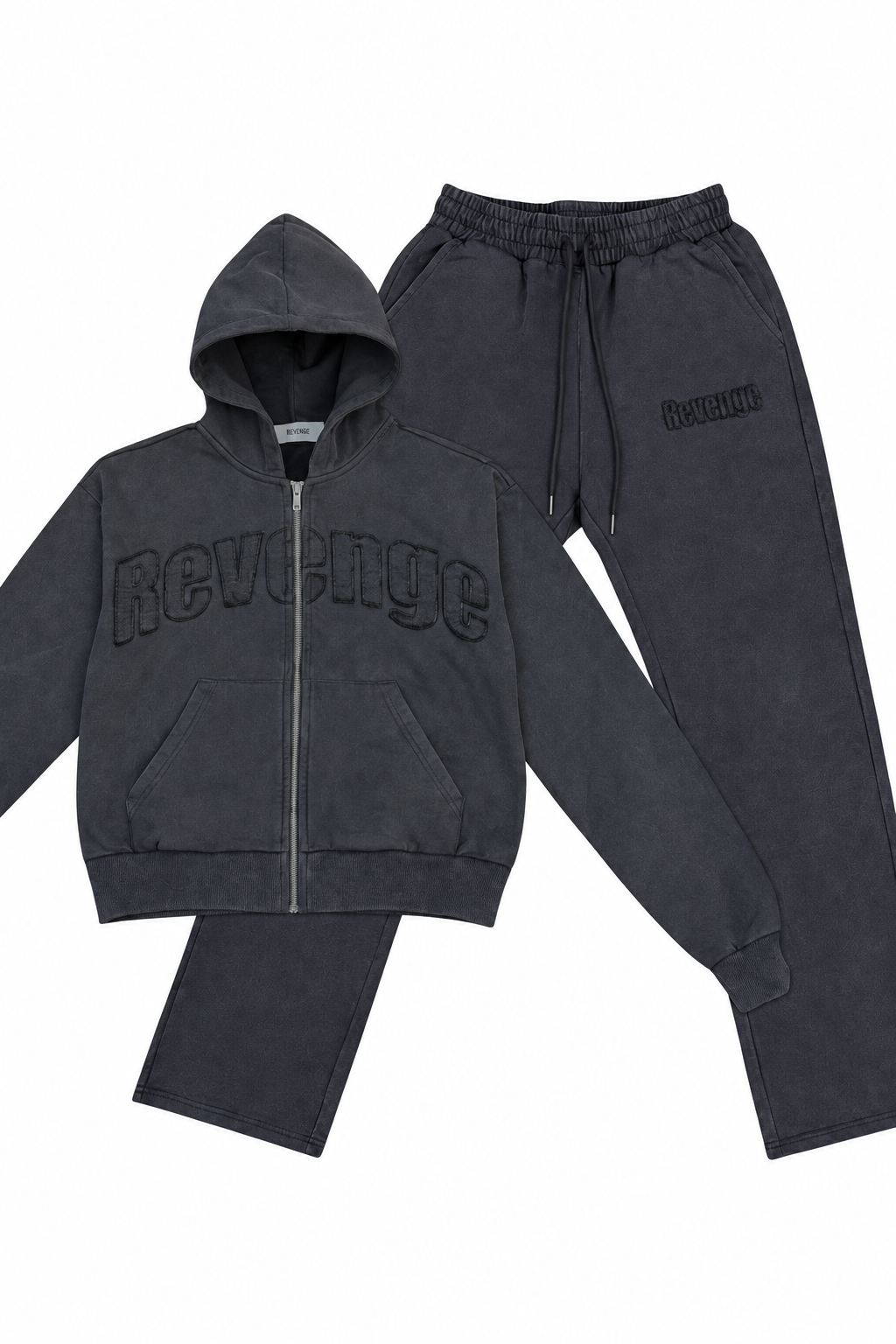 Distressed Tracksuit - Vintage Black | SALE