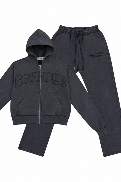 Distressed Tracksuit - Vintage Black | SALE