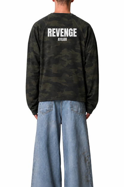 Camo Longe-Sleeve