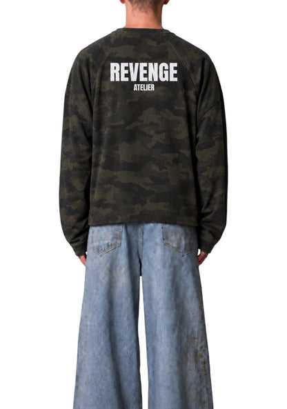 Camo Waffle Longe-Sleeve
