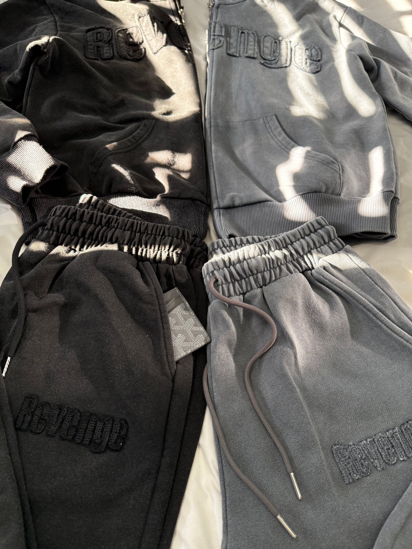 Distressed Pants - Vintage Grey