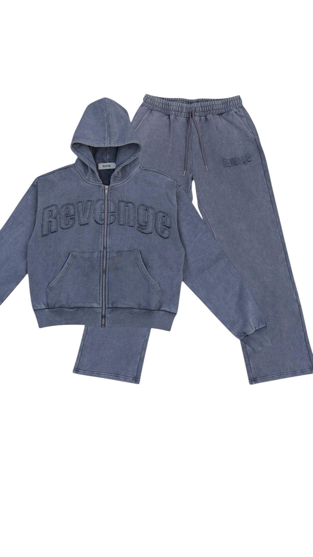 Distressed Tracksuit - Vintage Grey