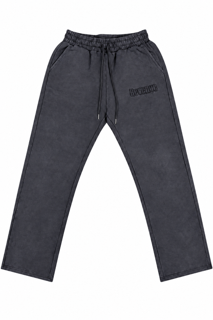 Distressed Pants – Vintage Black