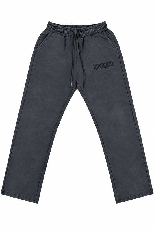 Distressed Pants – Vintage Black